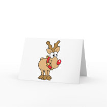 Cute Happy Little Red Nose Reindeer cards by doonidesigns Cute Happy Little Red Nose Reindeer cards