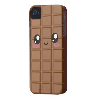 Cute Happy Milk Chocolate bar iphone 4 case