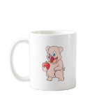 Cute Happy Pig with Apple Pork mugs