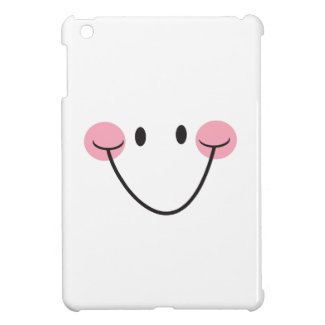 Cute, happy smiley face with big smile funny case for the iPad mini