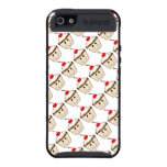 cute happy smiling cupcake with cherry on top iPhone 5 case