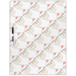 cute happy smiling cupcake with cherry on top Dry-Erase board