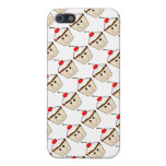 cute happy smiling cupcake with cherry on top iPhone 5 covers