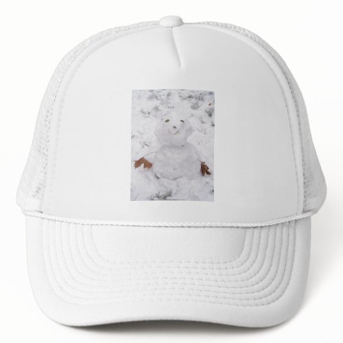 cute happy snowman hat