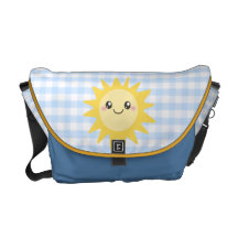 Cute Happy Sun Courier Bag