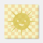 Cute Happy Sun Fridge Magnet