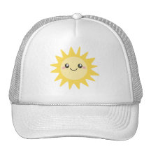 Cute Happy Sun Mesh Hat