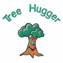 Cute Happy Tree Tree Hugger embroidered shirts by silly_strings Cute Happy Tree Tree Hugger embroidered shirts