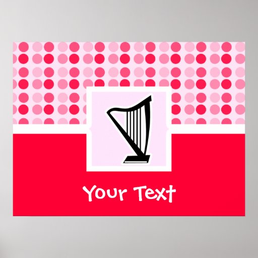 Cute Harp Poster