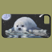 Cute Harp Seal Fantasy Art Wildlife Supporter casemate cases