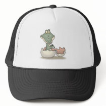 cute hatching baby alligator
