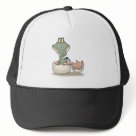 cute hatching baby alligator