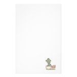 cute hatching baby alligator personalized stationery
