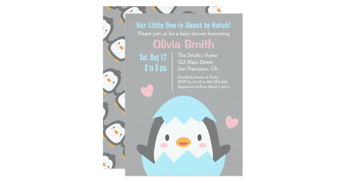 cute-hatching-penguin-baby-shower-invitations-zazzle