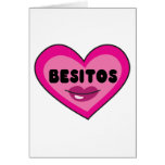 Cute heart and Lips Besitos cards