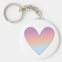 Cute heart design key chains