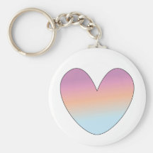 Cute heart design keychain