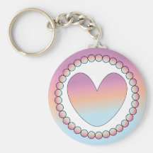 Cute heart design keychains