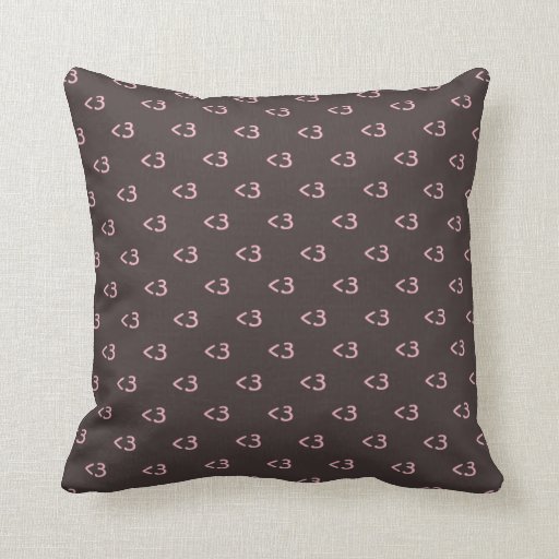 Cute Heart Pillow Zazzle