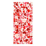 Cute Hearts Custom Rack Card