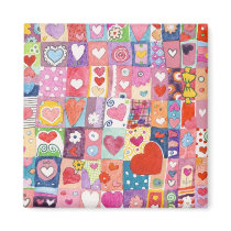 Cute Hearts Magnet