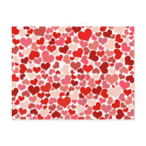 Cute Hearts Postcard