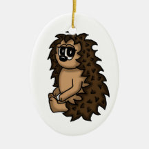 cute Hedgehog Christmas Ornaments