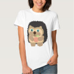 Cute Hedgehog Illustration Tee Shirt