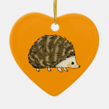 Cute hedgehog ornaments