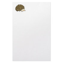 Cute hedgehog customized stationery