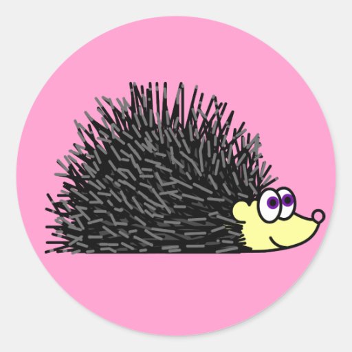 Cute Hedgehog Stickers Zazzle