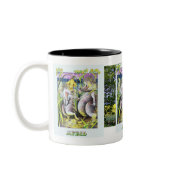 Cute Hedgehogs In Love Birthday Mug April mug