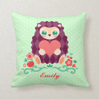 Cute Hedgehog Pillows - Decorative & Throw Pillows Zazzle