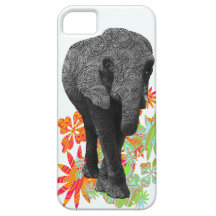 Cute Hippie Elephant iPhone5 cases iPhone 5 Cases