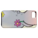 cute hippie hippo iPhone 5 cases