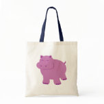 Cute Hippo Tote Bags