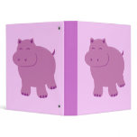 Cute Hippo Binder