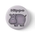 Cute Hippo buttons