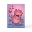 Cute Hippo Card