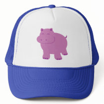 Cute Hippo Trucker Hats