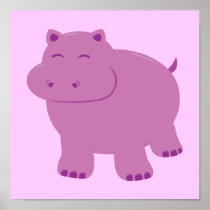 Cute Hippo Posters