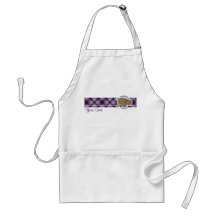 Cute Hippo; Purple Aprons