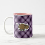 Cute Hippo; Purple Mug