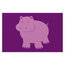 Cute Hippo Stationery Design