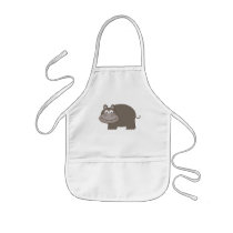 Cute Hippopotamus aprons