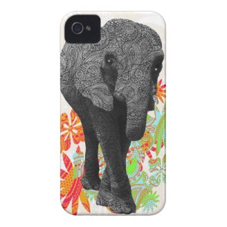 Cute Hippy Elephant Iphone 4 Case