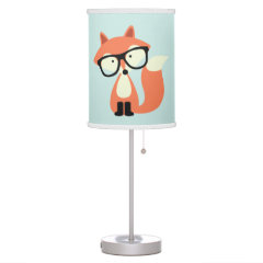 Cute Hipster Red Fox Lamps