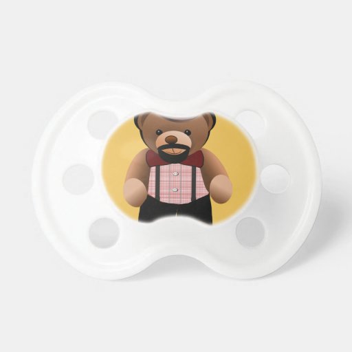 pacifier teddy bear