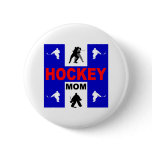 Cute hockey pinback button