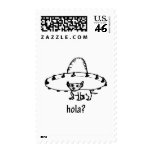 Cute Hola Chihuahua Design Postage Stamps